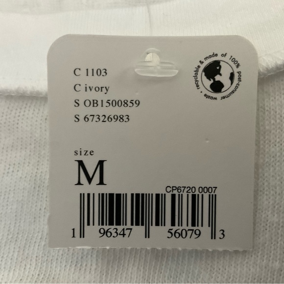 NWT, We The Free - Free People, size M, white top - Picture 3 of 5